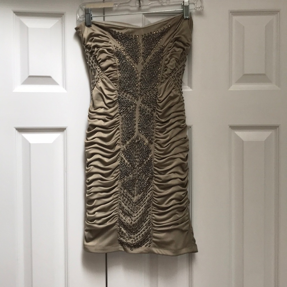 Beaded mini dress